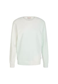 DENIM TOM TAILOR - Sweatshirt - aqua white big batik