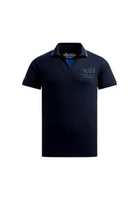 CAMP DAVID - Poloshirt Game.Set.Match Kurzarmshirt mit Polokragen - dunkelblau