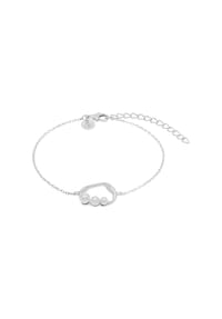 TOM TAILOR WOMEN - Armband für Damen, Silber 925, Süßwasserzuchtperle - silber