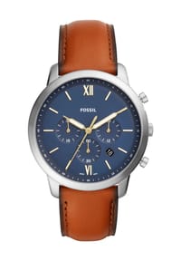 FOSSIL NEUTRA CHRONO - Herren Chronograph "FS5453" - SILBER/BRAUN
