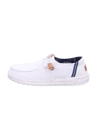 HEY DUDE - Halbschuhe Wendy Washed - Canvas White