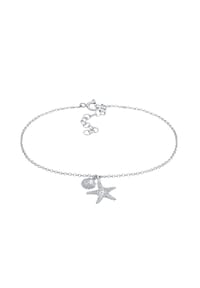 elli. - Armband Seestern Muschel Meer Maritim 925 Silber - Gold
