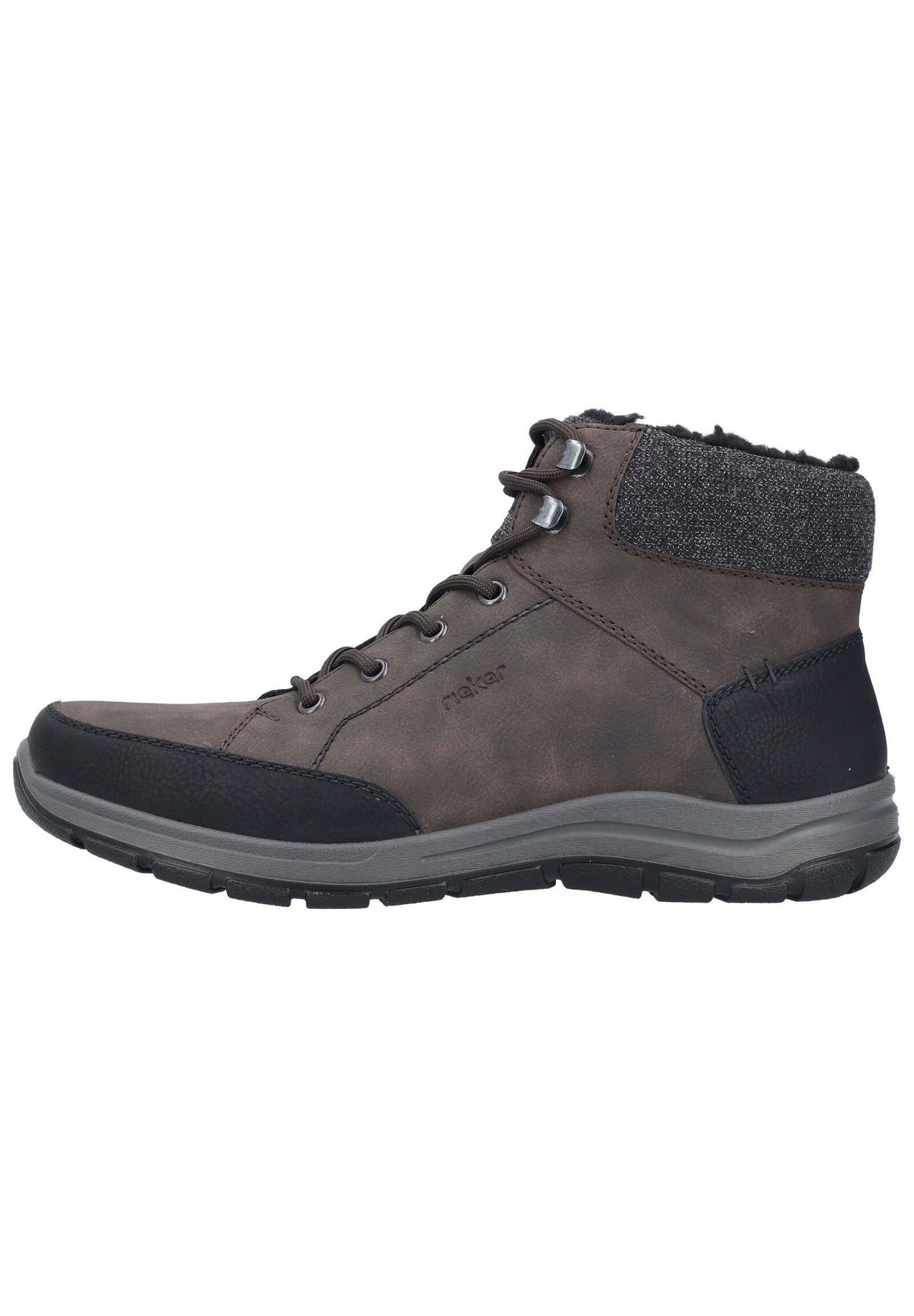 Rieker SchnüRstiefeletten, Kunstleder, GefüTtert, FüR Herren, Braun, 40