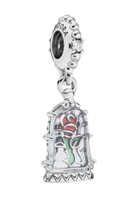 PANDORA Disney x Pandora Charm "Die Schöne und das Biest Verzauberte Rose 790024C01", 925er Silber Bild 1