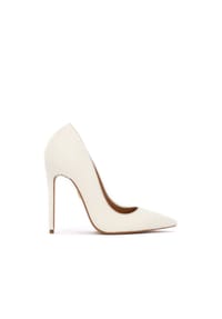Kazar - Pumpen mit weißen Borsten - Off-white