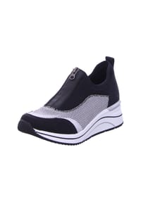 remonte® - Slipper - nero/weiss/silver