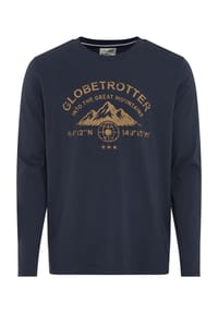 GLOBETROTTER - Langarmshirt, Baumwolle, für Herren - GOLDEN YELLOW