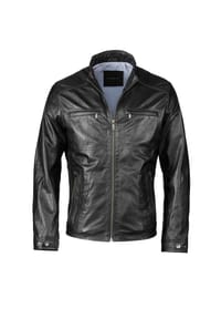 bugatti - Lederjacke BURICCARDO aus weichem Leder - Schwarz