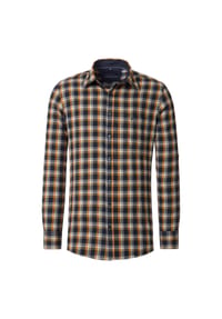 CASAMODA - Herren Freizeithemd Print Comfort Fit - Gelb