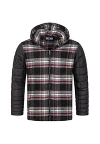 Rock Creek - Winterjacke Kariert Regular Fit - Grau