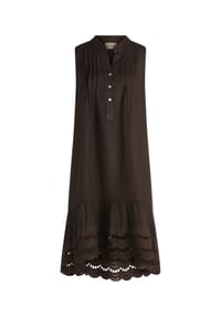 CARTOON - Leinen-Blusenkleid, Stickerei, für Damen - 1032 WHITE SAND