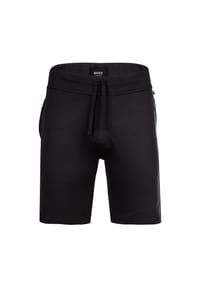 BOSS - Herren  Sweatshorts - Authentic Shorts, kurze Hose, Loungewear, Baumwolle, Logo - Schwarz 001