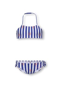 ONLY® - Bandeau-Bikini Holiday Rouching, Schnürung, für Kinder - 212950009 SURW/LOB