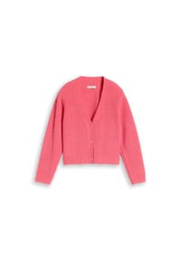 TOM TAILOR - Strickjacke, V-Ausschnitt, für Kinder - 32123 PINK DREAM