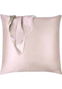 Aspero® - Seiden Kissenbezug 80x80 cm Enna - Anthrazit