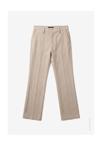 zero - Casual-Hose mit Bügelfalte - Black Coffee