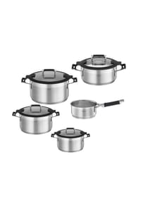 RÖSLE Topfset S, 5-teilig - SILENCE PRO - SILBER