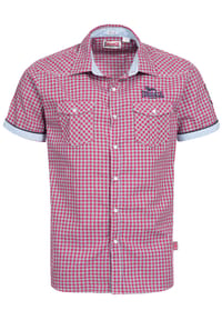 LONSDALE™ - Herren Kurzarmhemd schmale Passform BERNY - Navy/Ice
