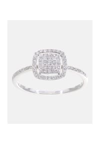 Diamant L'eternel - Halo Ring, mit 0.25 ct Diamant, 750 Weißgold - white gold