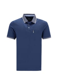 hajo - Poloshirt Stay Fresh Kurzarmshirt - dunkelblau