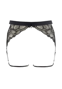 LASCANA - Strumpfgürtel, Schleife, für Damen - 4215 BLACK