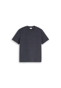 TOM TAILOR - T-Shirt, Rippblende, für Herren - 40931 WHI BRO.NAVY