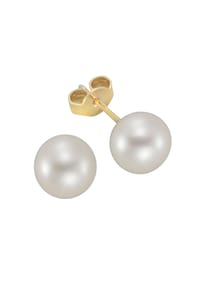 fascination by Ellen K. - Ohrstecker 375/- Gold 2 Zirkonia - gelb