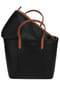 Samantha Look Handtasche Echt Leder, Made In Italy Bild 9