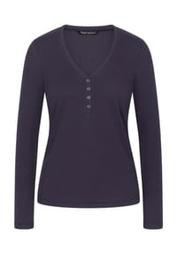 Triumph - Mix & Match Schlafshirt, V-Ausschnitt, für Damen - V013 INK GRAY
