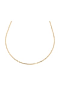 Luigi Merano® - Kette Panzerkette, flach, diamantiert, massiv, Gold 750 - gold