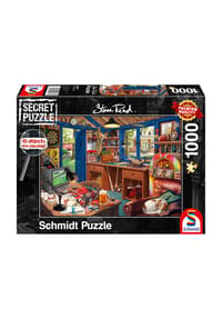 Schmidt - Secret-Puzzle "Vaters Werkstatt", Steve Read, 1000 Teile - 