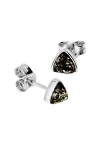 OSTSEE-SCHMUCK® - Ohrstecker , Classic 5x5x5 mm , Silber 925/000 - silber