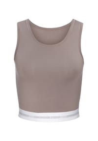 COPENHAGEN STUDIOS - Bustier, breite Träger, für Damen - 118 BROWN