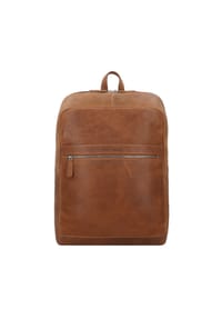 PLEVIER® Urban - Urban Daypack Leder 43 cm Laptopfach - cognac