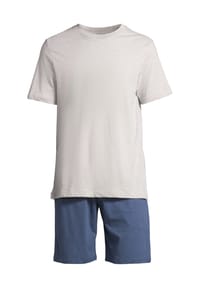 SCHIESSER - Schlafanzug Night & Home - Dunkelblau / blau