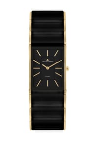 JACQUES LEMANS Dublin - Damenuhr "Dublin 1-1940C" - gold/schwarz