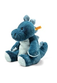 Steiff - Soft Cuddly Friends "Spott Stegosaurus", 28 cm - PETROL/EISBLAU