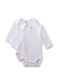 Sanetta - Body, 2er-Pack, Baumwolle, für Babys und Kleinkinder - 010  WHITE