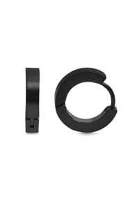 Adelia's - Adelia's Unisex Creolen aus poliertem Edelstahl Ø 9 mm - silber