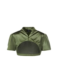 MADELEINE - Bolerojacke mit Stehkragen - khaki