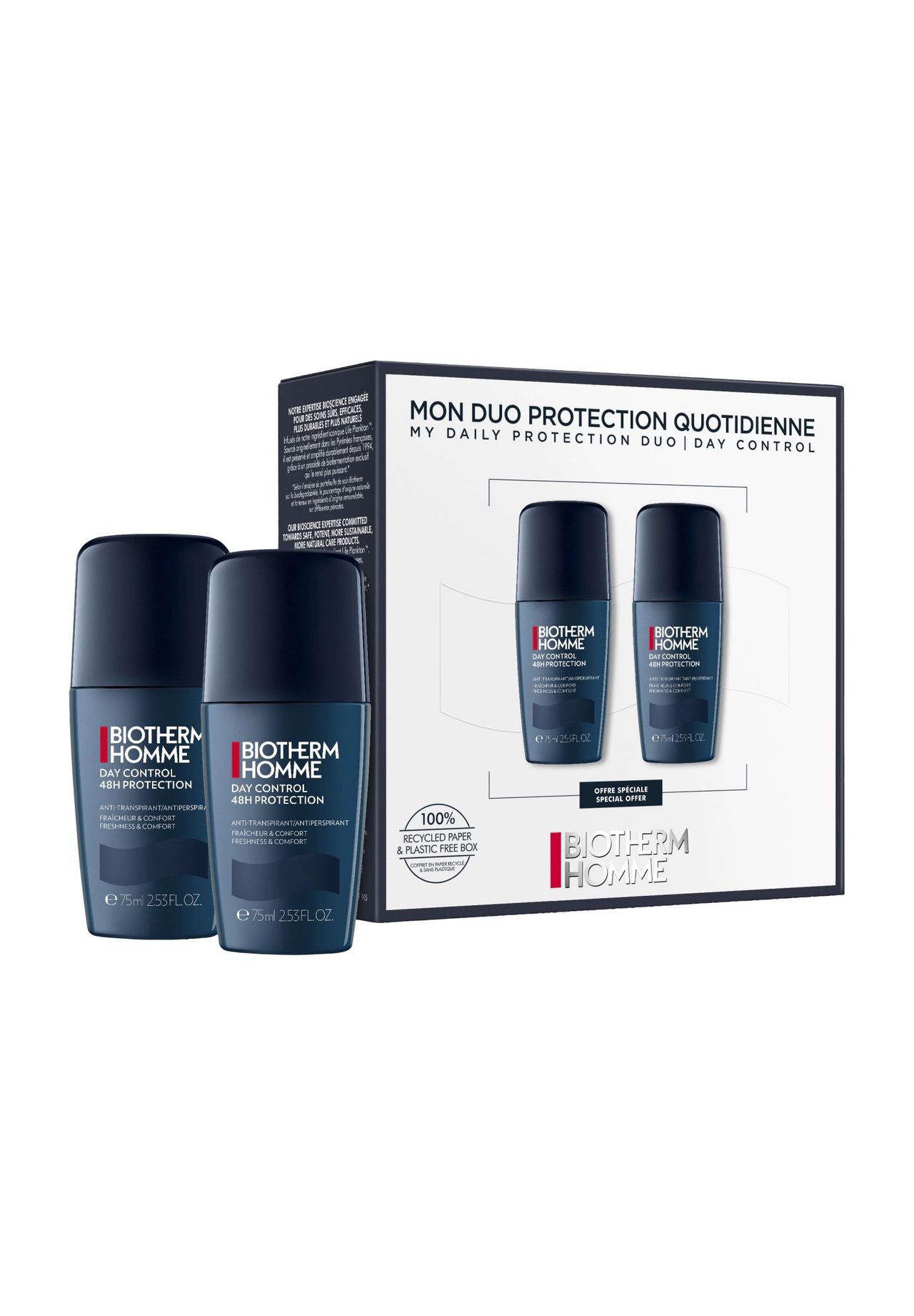 BIOTHERM HOMME DAY CONTROL Blue Therapy Duo Deo Men Value Set 