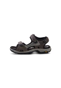 camel active - Ledersandale mit profilierter TPR Sohle - Cafe