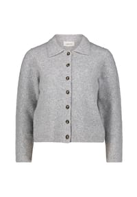 CARTOON - Strick-Cardigan mit Kragen - Grau