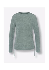 Sieh an! - Pullover - eisblau-ecru-meliert