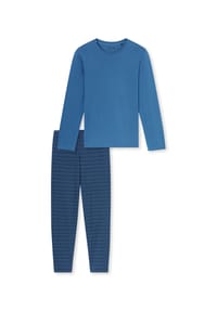SCHIESSER - Schlafanzug Casual Essentials, Baumwolle, für Herren - 815 NAVY