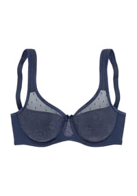LASCANA - Nuance Minimizer-BH, Formbügel, Spitzen-Details, für Damen - 943 WHITE