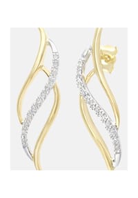 Diamant L'eternel - Ohrringe, mit Diamant, 375 Gelbgold - gold