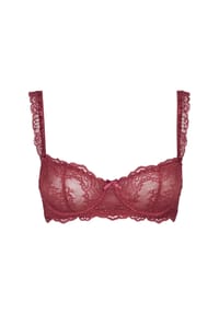 Aubade - Balconette-BH, Spitze, Zierschleife, für Damen - MULLBERRY 0