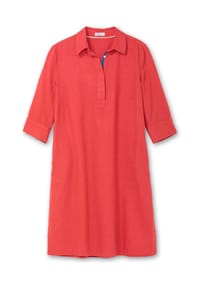 sheego - Hemdblusenkleid - blaubeere