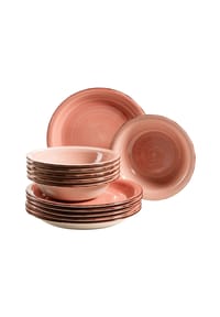 MÄSER Teller-Set, Steingut Lumaca - Lumaca - beere